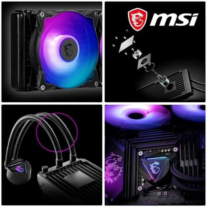 楽天市場】MSI MAG Core Liquid 360R V2 簡易水冷CPUクーラー LGA1700 