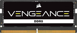 CORSAIR VENGEANCE SODIMM DDR5 RAM 32GB 1 32GB) 5600MHz CL48 Intel XMP iCUE݊Rs[^ - ubN (CMSX32GX5M1A5600C48)