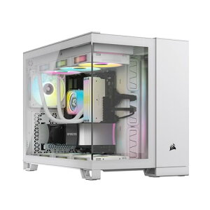 CORSAIR 2500X RGB Micro ATX Dual Chamber PCP[X iCUE LINK RX120t@t zCg CC-9011268-WW
