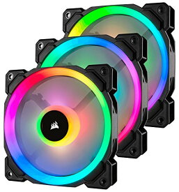 Corsair LL120 RGB 3Fan Pack with Lighting Node PRO PCケースファン 120mm径 RGB搭載 FN1141 CO-9050072-WW