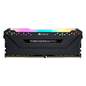 CORSAIR DDR4-2933MHz �f�X�N�g�b�vPC�p ���������W���[�� VENGEANCE RGB PRO �V���[�Y 16GB 8GB 2�� CMW16GX4M2Z2933C16