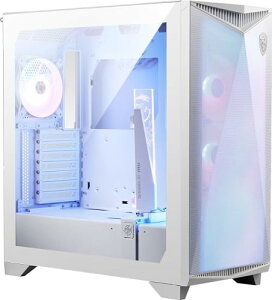 MSI MPG GUNGNIR 300R AIRFLOW WHITE GAt[݌v̗p ARGBt@ 4 EATX PCP[X MPG GUNGNIR 300R AIRFLOW WHITE CS8771