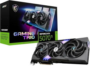 MSI GeForce RTX 5070 Ti 16G GAMING TRIO OC PLUS �O���t�B�b�N�X�J�[�h VD9041