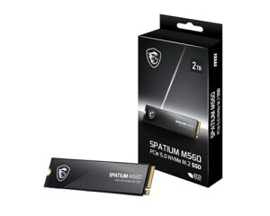 MSI SPATIUM M560 PCIe 5.0 NVMe M.2 2TB SSD HD4860