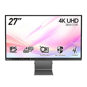 MSI j^[ Modern MD271UL 27C`/4K UHD/IPSpl/60Hz/u[CgJbg/A`tbJ[/HDMI/DP/USB Type-Cd\(ő65W)/[J3Nۏ