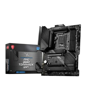 MSI MAG B660 TOMAHAWK WIFI }U[{[h ATX Intel B660`bvZbg 12CPU(LGA1700)Ή MB5697