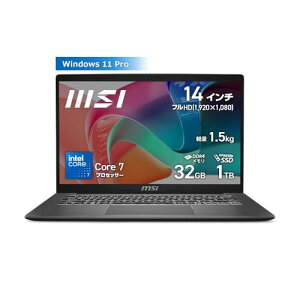 ptrWlX MSIrWlXm[gPC Modern14 32GB SSD1TB 14C` FHD Core 7 vZbT[ 150U Windows 11 Pro Modern-14-F1MG-5088JP