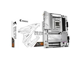 GIGABYTE B650 AORUS ELITE AX ICE AMD Ryzen 7000シリーズ対応 Socket AM5 DDR5 ホワイトカラー ATX マザーボード B650 A ELITE AX ICE MB6453