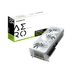 GIGABYTE NVIDIA Geforce RTX5070Ti  OtBbN{[h GDDR7 16GB K㗝Xi GV-N507TAERO OC-16GD