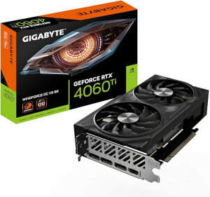GIGABYTE NVIDIA GeForce RTX4060Ti  OtBbN{[h GDDR6 8GB K㗝Xi GV-N406TWF2OCV2-8GD