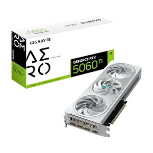 GIGABYTE NVIDIA Geforce RTX5060Ti  OtBbN{[h GDDR7 8GB K㗝Xi GV-N506TAERO OC-8GD