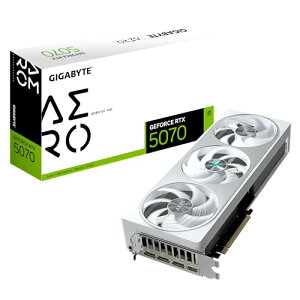 GIGABYTE NVIDIA Geforce RTX5070  OtBbN{[h GDDR7 12GB K㗝Xi GV-N5070AERO OC-12GD