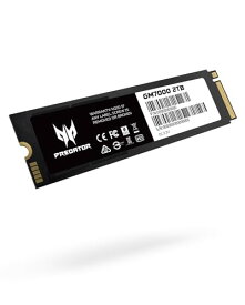 Acer Predator GM7000 2TB NVMe PCIe Gen4 x 4 内蔵 SSD M.2 Type 2280 3D NAND 最大読込: 7,400MB/s PS5確認済み BL.9BWWR.106