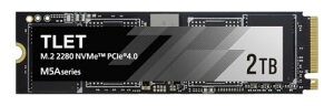 ŃGC[g[fBO(TLET) SSD 2TB PCle Gen4x4 M.2 2280 Ǎxő5,000MB/s T|[gKi TLD-M5A02T4