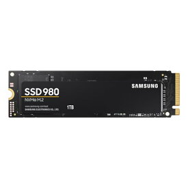 Samsung 980 1TB PCIe Gen 3.0 4 NVMe M.2 最大 3,500MB/秒 内蔵 SSD MZ-V8V1T0B/EC 国内正規保証品