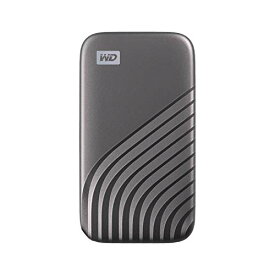 ウエスタンデジタル(Western Digital) WD ポータブルSSD 1TB グレー USB3.2 Gen2 My Passport SSD 最大読取り1050 MB/秒 外付けSSD /メーカー5年保証 WDBAGF0010BGY-WESN