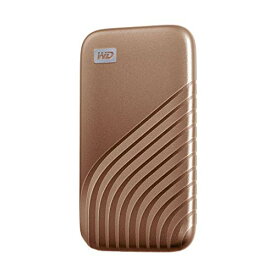 ウエスタンデジタル(Western Digital) WD ポータブルSSD 1TB ゴールド USB3.2 Gen2 My Passport SSD 最大読取り1050 MB/秒 外付けSSD /メーカー5年保証 WDBAGF0010BGD-WESN