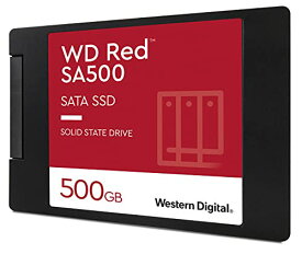 ウエスタンデジタル(Western Digital) WD Red SATA SSD 内蔵 500GB 2.5インチ (読取り最大 560MB/s 書込み最大 530MB/s) NAS メーカー保証5年 WDS500G1R0A-EC SA500 国内