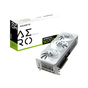 GIGABYTE GeForce RTX 5070 Ti AERO OC 16GOtBbNXJ[hA16GB 256rbgGDDR7APCIe 5.0AWINDFORCEpVXeAGV-N507TAERO OC-16GD rfIJ[hB