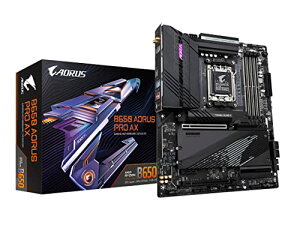 GIGABYTE B650 AORUS PRO AX (AM5/ LGA 1718/ AMD B650/ ATX/ 5Nۏ/ DDR5/ Quad M.2/ PCIe 5.0/ USB 3.2 Gen2X2 Type-C/WiFi 6E/Intel