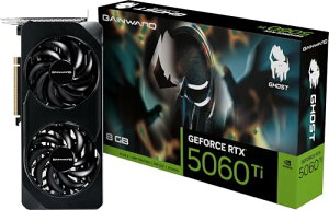 GAINWARD RTX 5060 Ti GHOST 8GB GDDR7 128bit 3-DP HDMI �O���t�B�b�N�X�{�[�h NE7506T019P1-GB2062B VD9127