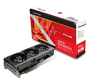 Sapphire 11322-02-20G Pulse AMD Radeon RX 7900 XTX Q[~OOtBbNJ[h 24GB GDDR6 AMD RDNA 3 o: HDMIx2 DisplayPortx2