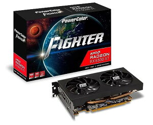 POWERCOLOR �O���t�B�b�N�{�[�h AMD Radeon RX6500XT GDDR6 4GB ���ڃ��f�� �������K�㗝�X�i AXRX 6500XT 4GBD6-DH/OC