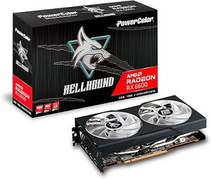 POWERCOLOR OtBbN{[h AMD Radeon RX6600 GDDR6 8GB ڃf K㗝Xi AXRX 6600 8GBD6-3DHL