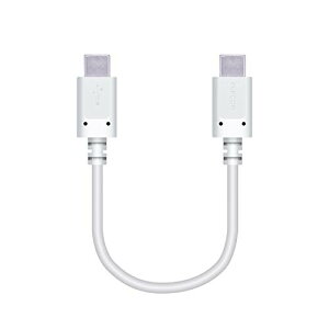 GR USB Type-C P[u ( USB PDΉ ) ^ubg C to C ő3Aō[d 0.1m iPhone15 Ή؍ zCg MPA-CC01PNWH