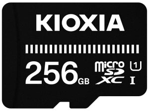 KIOXIA(LINVA) Ń microSD 256GB UHS-IΉ Class10 microSDXC (]x50MB/s) T|[gKi [J[ۏ3N KTHN-MW256G