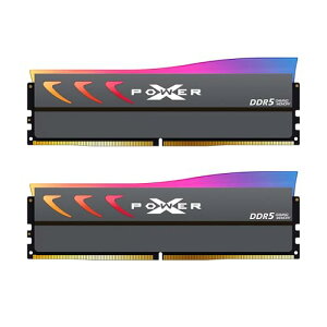 Silicon Power DDR5 32GB (2x16GB) Storm RGB 6000MT/s (PC5-48000) 288s CL36 1.35V UDIMM fXNgbvW[ RAM SP032GXLWU60CFDK O[