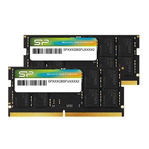 VRp[ DDR5 64GB Lbg (2 x 32GB) 5600MHz (PC5-44800) CL46 1.1V SODIMM Non-ECCm[gp\R RAM Rs[^ SP064GBSVU560F22