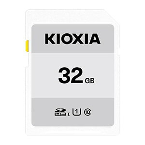 KIOXIA(キオクシア) 旧東芝メモリ SDカード 32GB SDHC UHS-I対応 Class10 (転送速度50MB/s) 日本製 国内正規品 メーカー保証3年 KTHN-NW032G