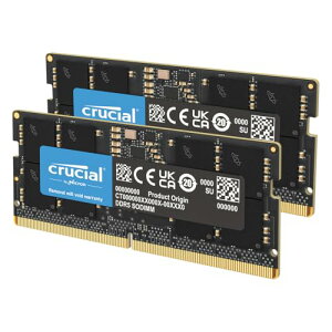 Crucial 128GBLbg (2X64GB) DDR5 RAM 5600MHz (܂5200MHz܂4800MHz) m[gp\R[Lbg SODIMM 262s Intel Core UltraAMD Ryzen 800