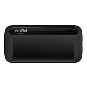 Crucial X8 �O�t�� SSD 1TB PS5/PS4 ����m�F�ς� USB3.2 Gen2�Ή� �ő�Ǎ����x1050MB/�b ���K�㗝�X�ۏؕi CT1000X8SSD9