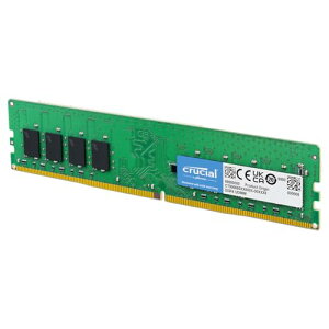 Crucial fXNgbvp݃ 8GB(8GBx1) DDR4 2400MT/s(PC4-19200) CL17 UDIMM 288pin CT8G4DFS824A
