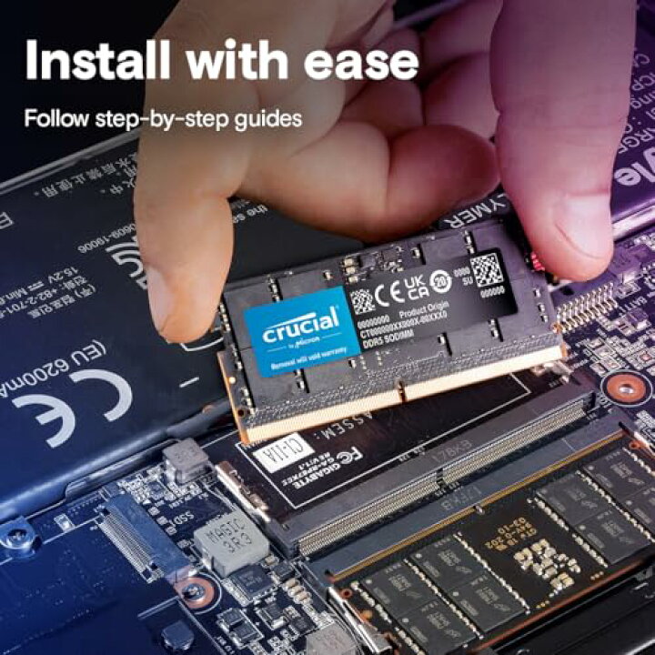 楽天市場】Crucial 64GB DDR5 RAM 5600MHz (または5200MHzまたは 