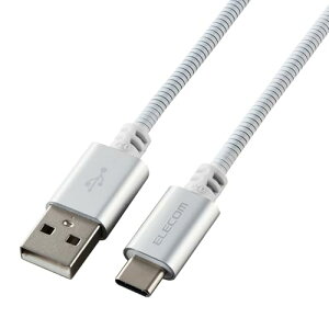 GR USB Type C P[u 1.5m (USB-C USB-A) XeX ϋv L  ݂Ή B̊ߋSKiNA zCg PET-ACMT15WH