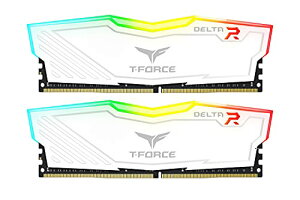 Team RGB WHITE ^LED8f DDR4 3600Mhz(PC4-28800) 16GBx2(32GBkit) RGB DELTA WHITEV[Y fXNgbvp nCXs[h^Cv {Kۏ