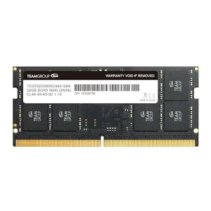 Team m[gPCp SO-DIMM DDR5 5600MHz PC5-44800 32GB EliteV[Y {Kۏ