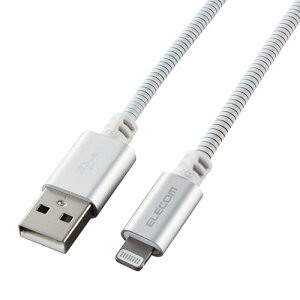 GR CgjOP[u 1.5m (Lightning USB-A) MFiKFؕi XeX ϋv L  ݂Ή B̊ߋSKiNA zCg PET-ALMT15WH