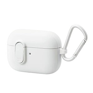 GR AirPods Pro (2019N) Ή P[X Jo[ nCubh TOUGH SLIM Lock bN@\ Jrit h~ CX[d/MagSafe[dΉ ϏՌ Ռz zCg AVA-AP2TSLWH