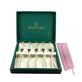 ◇高嶋金物店◇【日本製】MINTON Sシリーズ ケーキフォーク5pcsセット(ファブリック付) PS202