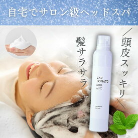 ＼24日20:00 〜2h限定10%OFFクーポン／炭酸シャンプー 炭酸ヘッドスパシャンプー ノンシリコンシャンプー 頭皮ケア においケア レディース メンズ バレンタイン ギフト ボタニカル 天然ミントとラベンダーの香り tmc. CARBONATO アミノ酸系シャンプー