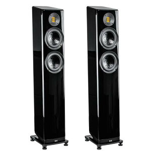 ELAC �X�s�[�J�[ VELA FS407.2 �u���b�N�E�n�C�O���X �y�A �G���b�N �g�[���{�[�C�^�X�s�[�J�[