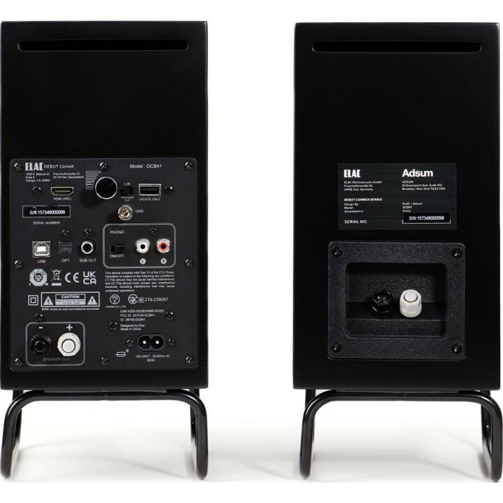 楽天市場】ELAC アクティブスピーカー Debut ConneX DCB41 DS ブラック 