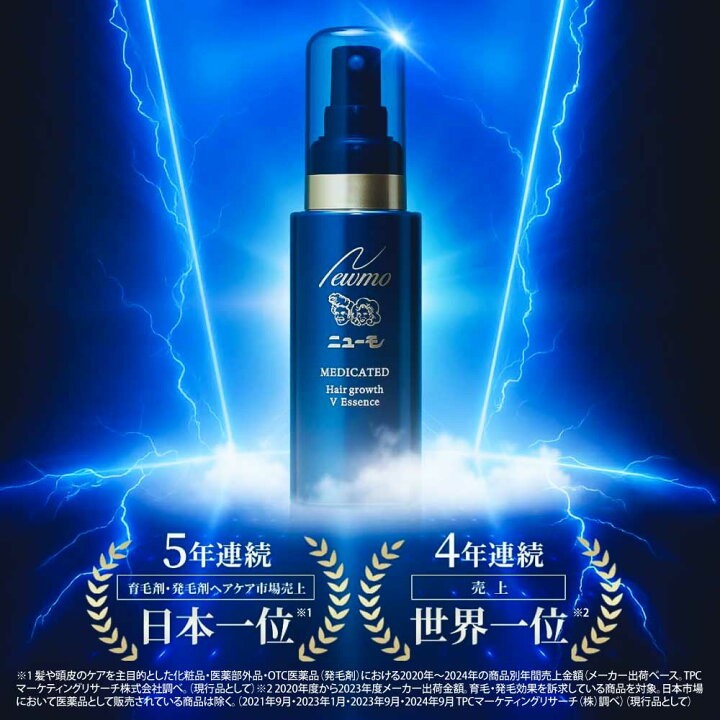 楽天市場】【20%ポイントバック中！】【公式】ニューモV 育毛剤 医薬部 