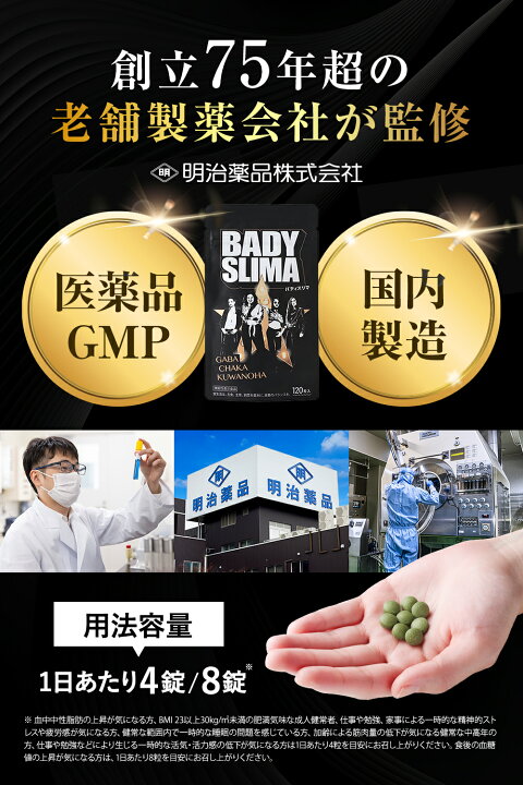 楽天市場】【機能性表示食品】ダイエットサプリ 明治薬品 30日分 120粒 