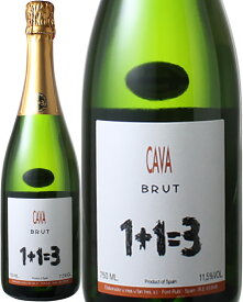 1＋1＝3　（ウ・メス・ウ・ファン・トレス）　ブリュット　NV　＜白＞　＜ワイン／スパークリング＞