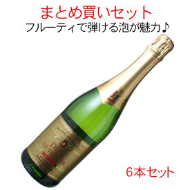 【スーパーSALE半額】ワインセット　ブリュット　デュック・ド・ヴァルメール　NV　6本　セット　家飲み　まとめ買い　送料無料　＜白＞　＜ワイン／スパークリング＞【沖縄・離島は別料金加算】